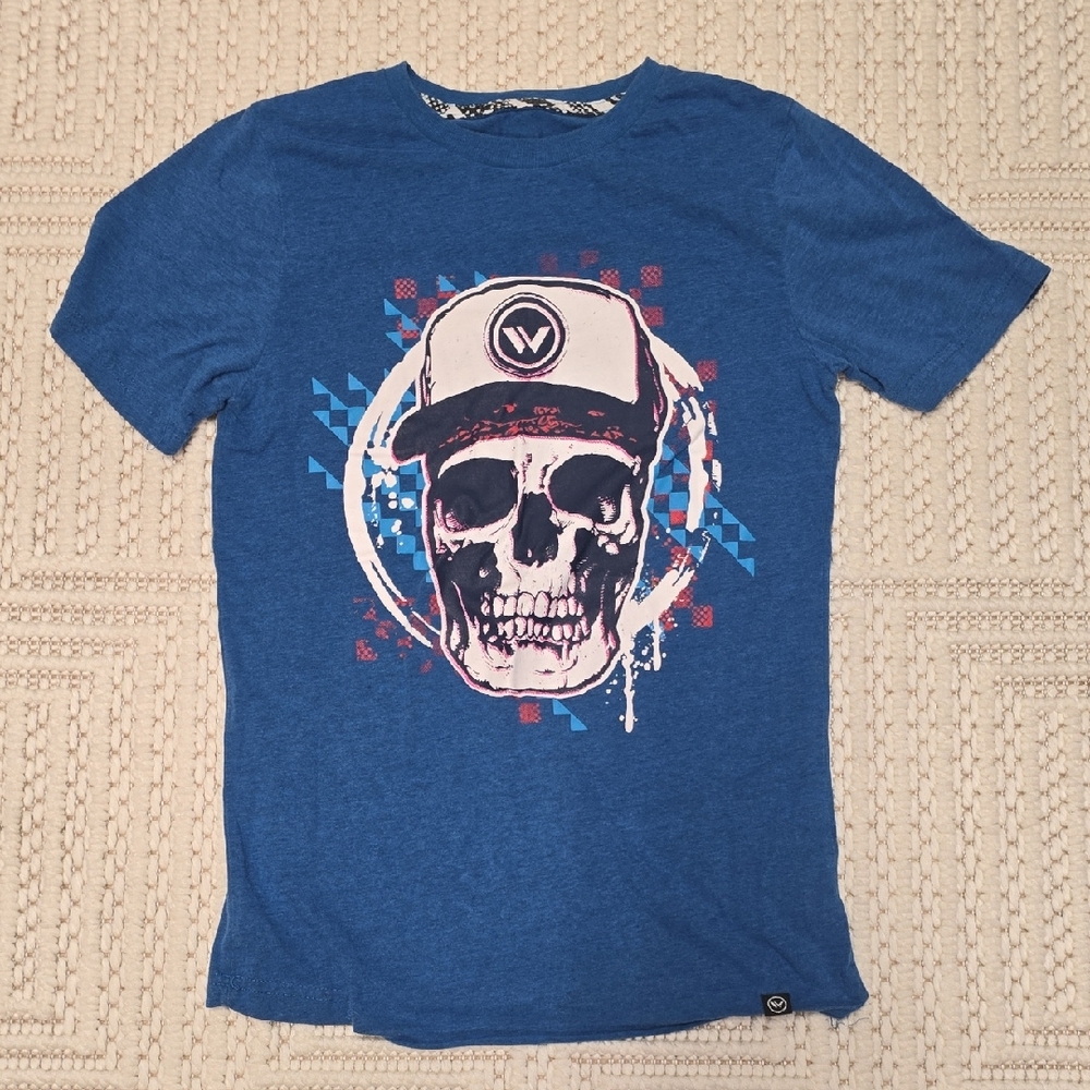 Shaun White Blue Skull Graphic Tee